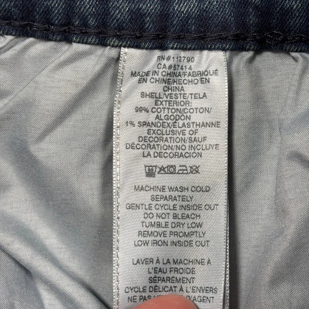 True Religion Jeans Geno‎ Relaxed Slim Mens 40x28 Dark Wash Big T Flap Pocket